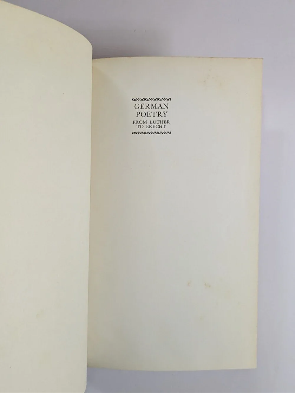 German Poetry From Luther To Brecht  Vintage Textbook 1964 - Picture 6 of 16